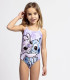 KIDS' ONE-PIECE SWIMSUIT STITCH BLUE 5-12 YEARS. Cerda