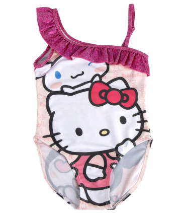 CHILDREN'S ONE-PIECE SWIMSUIT HELLO KITTY 4-10 YEARS. Cerda