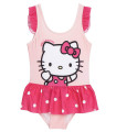 GIRLS' ONE-PIECE SWIMSUIT WITH SKIRT HELLO KITTY 3-7 YEARS