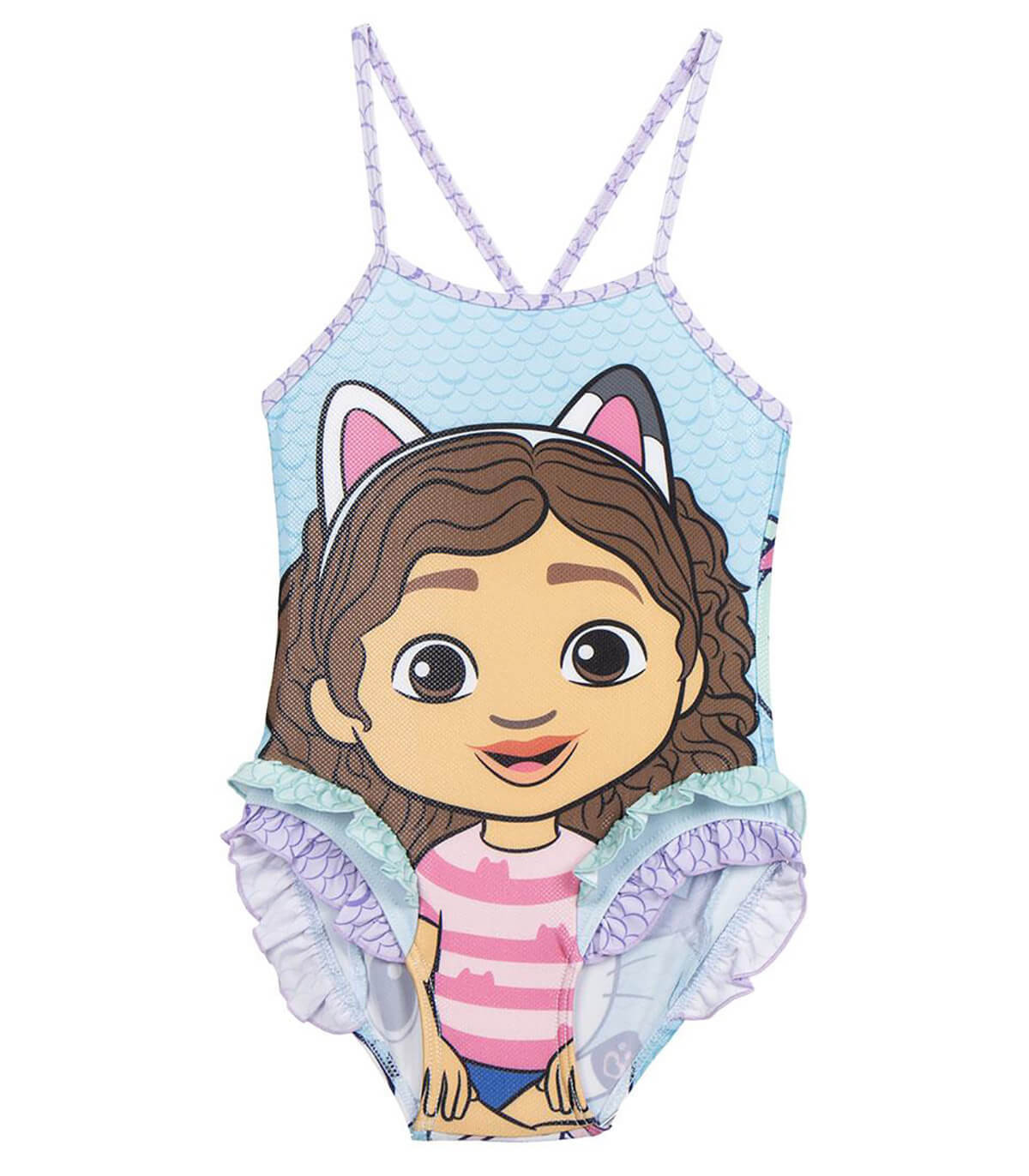 CHILDREN'S ONE-PIECE SWIMSUIT GABBY'S DOLLHOUSE BLUE 2-6 YEARS Cerda