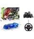 CAR RADIO CONTROL WITH STEERING WHEEL AND PEDALS - Radio control with remote control