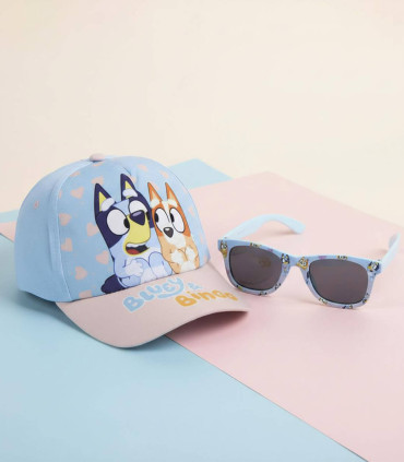 CHILDREN'S CAP WITH VISOR 51 CM + BLUEY SUNGLASSES Cerda