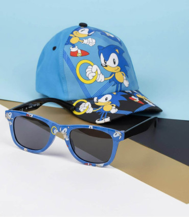 CAP WITH VISOR 51 CM + SONIC SUNGLASSES Cerda