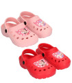 CHILDREN'S CROCS SLIPPERS MINNIE 2 COLORS 24-31