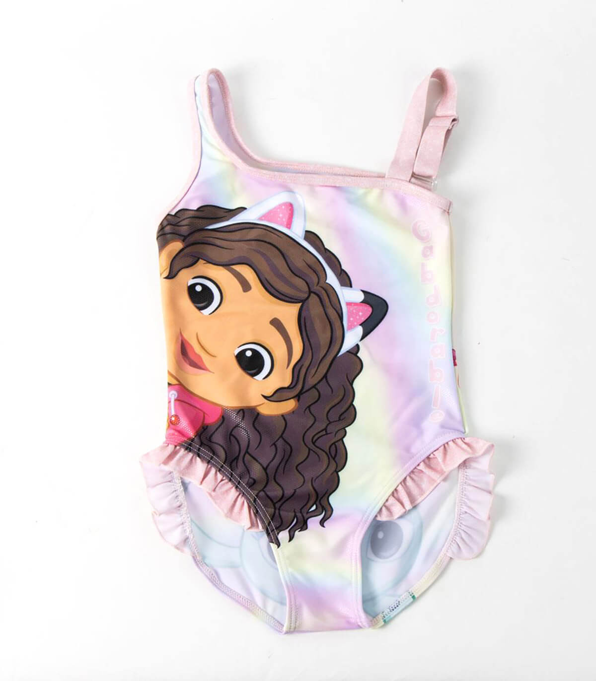 CHILDREN'S ONE-PIECE SWIMSUIT GABBY'S DOLLHOUSE PINK 2-6 YEARS. Cerda