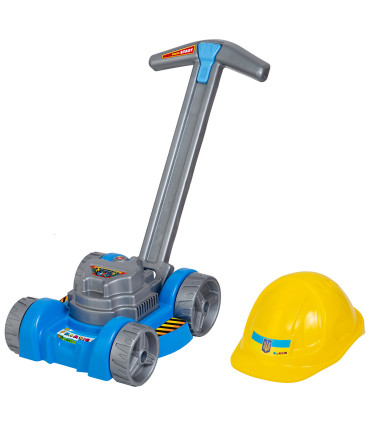 CHILDREN'S LAWNMOWER WITH HELMET AND SOUND IN NET Bamsic