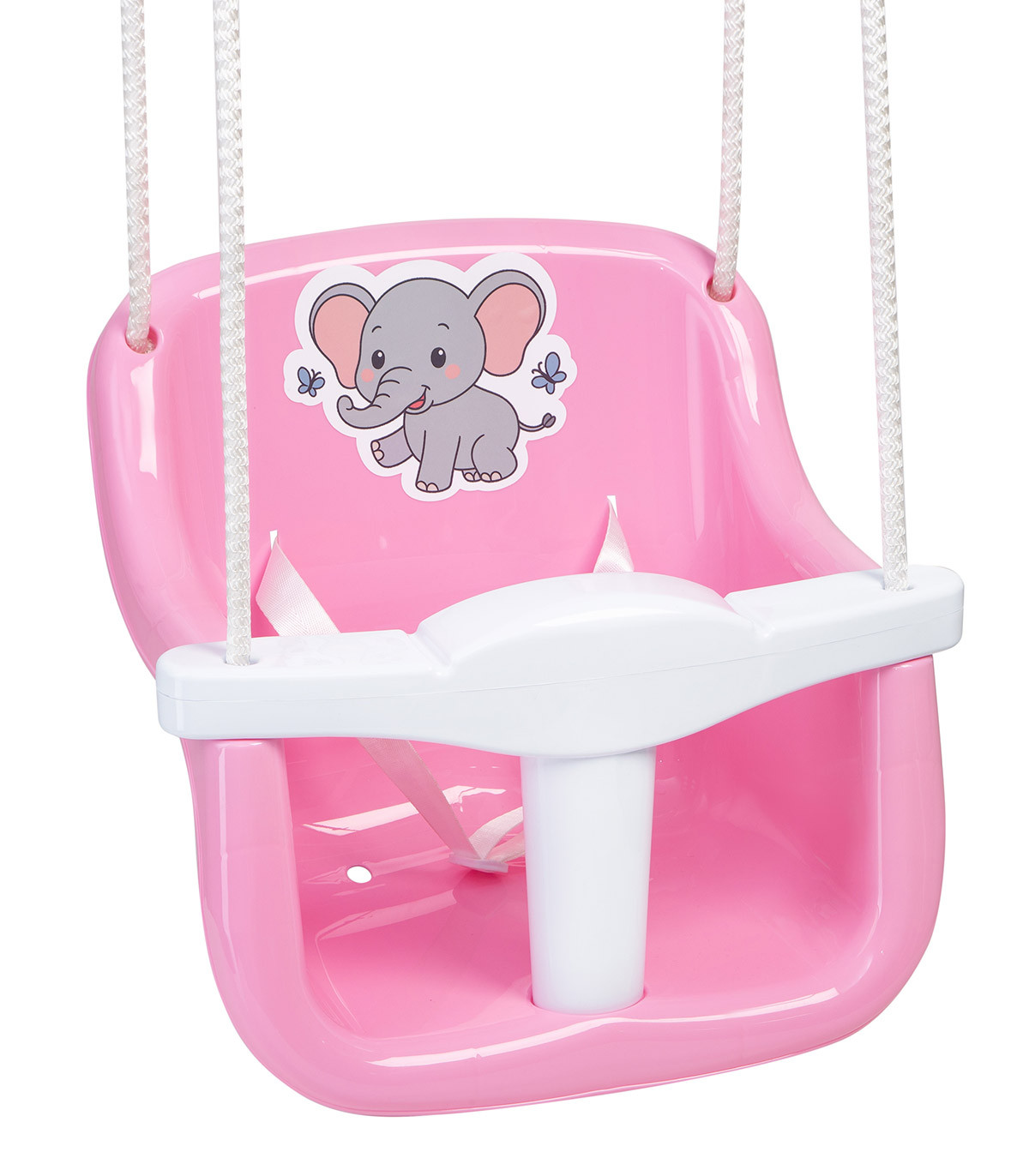 CHILDREN'S SWING WITH ANIMALS PINK/BLUE Bamsic