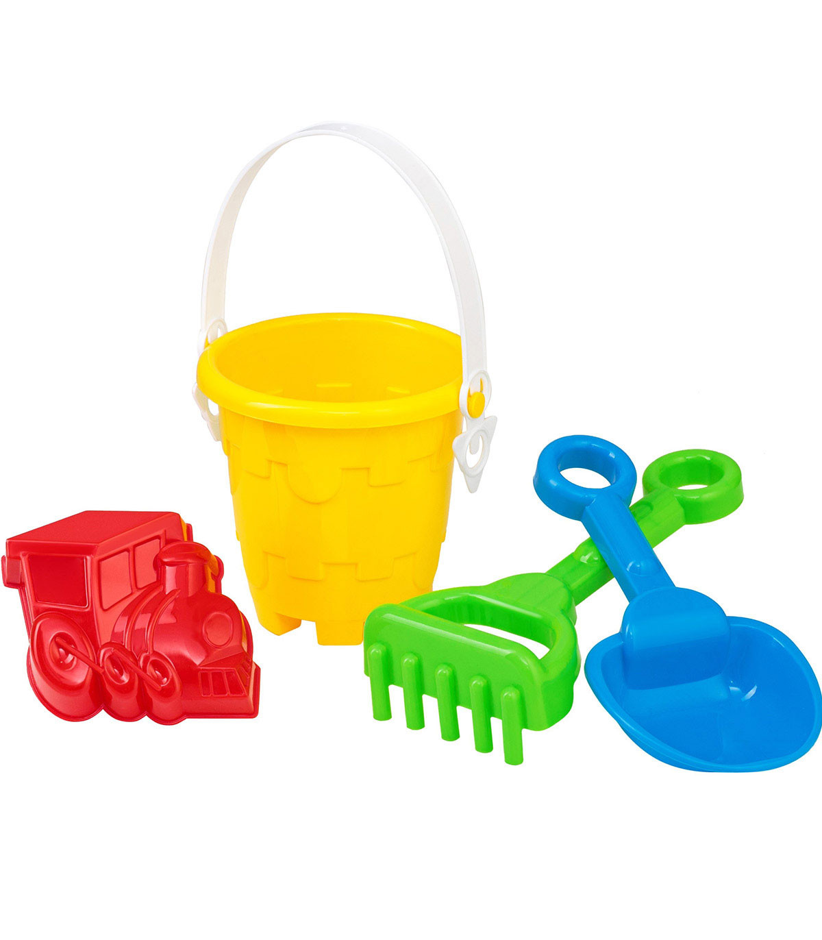 SMALL SAND BUCKET 4 PIECES Bamsic