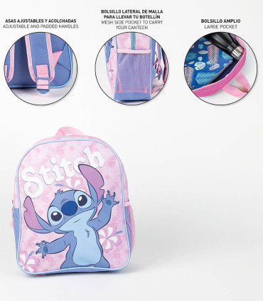 SCHOOL BACKPACK STITCH 30X25 CM Cerda