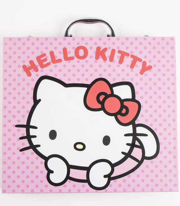 DRAWING SET IN A SUITCASE WITH METAL HANDLE HELLO KITTY Cerda