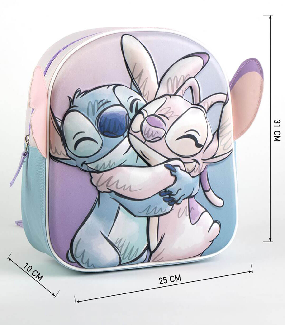 CHILDREN'S BACKPACK 3D STITCH & ANGEL 30X30 CM Cerda