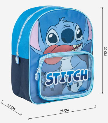 CHILDREN'S BACKPACK WITH FRONT POCKET STITCH 30X25 CM Cerda
