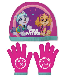 CHILDREN'S HAT WITH GLOVES PAW PATROL GIRL 48/51 Arditex