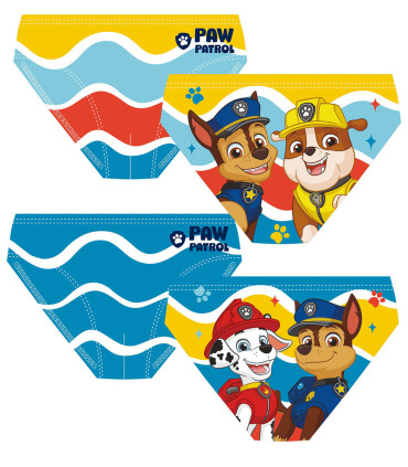 CHILDREN'S SWIM BRIEFS PAW PATROL 2-4-6 YEARS. Arditex