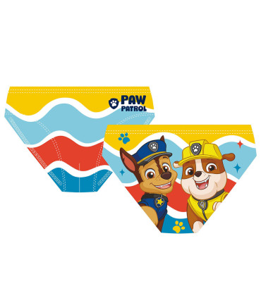 CHILDREN'S SWIM BRIEFS PAW PATROL 2-4-6 YEARS. Arditex