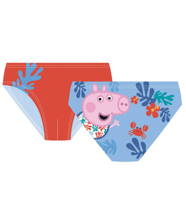 CHILDREN'S SWIM BRIEFS PEPPA PIG GEORGE 2-4-6 YEARS Arditex