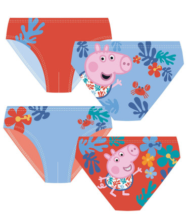 CHILDREN'S SWIM BRIEFS PEPPA PIG GEORGE 2-4-6 YEARS Arditex