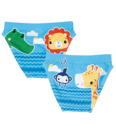 FISHER PRICE BOYS' TODDLER SWIM BRIEFS 12-18-24 MONTHS Arditex