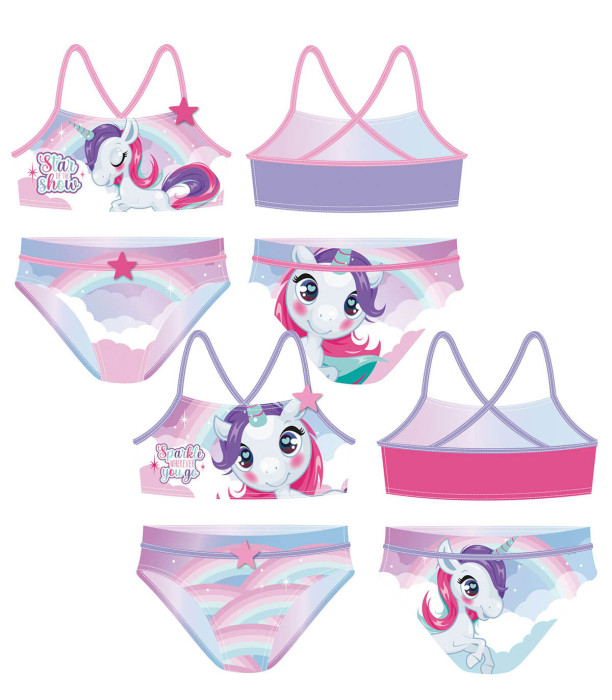 CHILDREN'S 2-PIECE SWIMSUIT UNICORN 2-4-6 YEARS Arditex