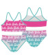 GIRLS' 2-PIECE SWIMSUIT BARBIE 4-6-8 YEARS Arditex
