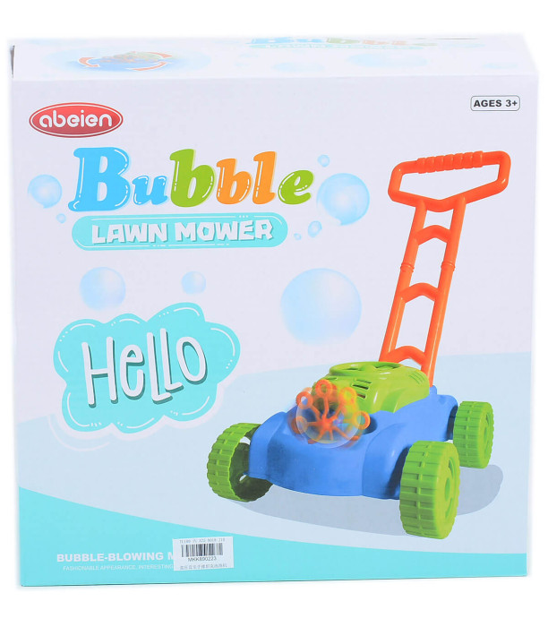 SOAP BUBBLE MUSICAL TOY LAWN MOWER - SOAP BUBBLES