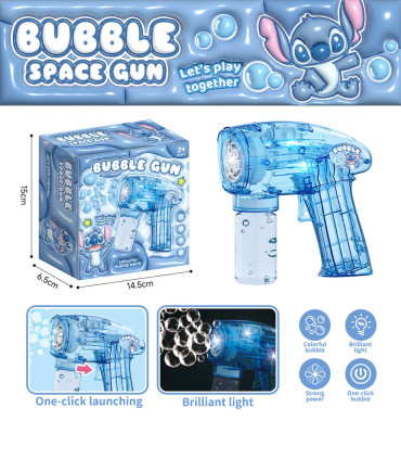 TRANSPARENT STITCH BUBBLE GUN Armtoys