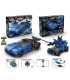 CHILDREN'S CONSTRUCTION CAR WITH REMOTE CONTROL AND BATTERY, 220 PCS, BLUE Armtoys