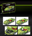 CHILDREN'S CONSTRUCTION SET GREEN LAMBORGHINI 461 PIECES