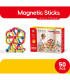 CHILDREN'S MAGNETIC CONSTRUCTOR STICKS 50 PIECES Armtoys