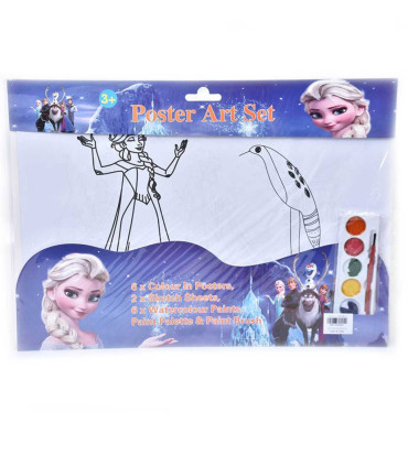 CHILDREN'S PAINTING SET WITH PAINTS FROZEN Armtoys