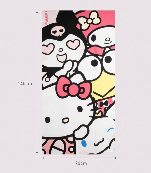 CHILDREN'S TOWEL HELLO KITTY 70X140 CM Cerda