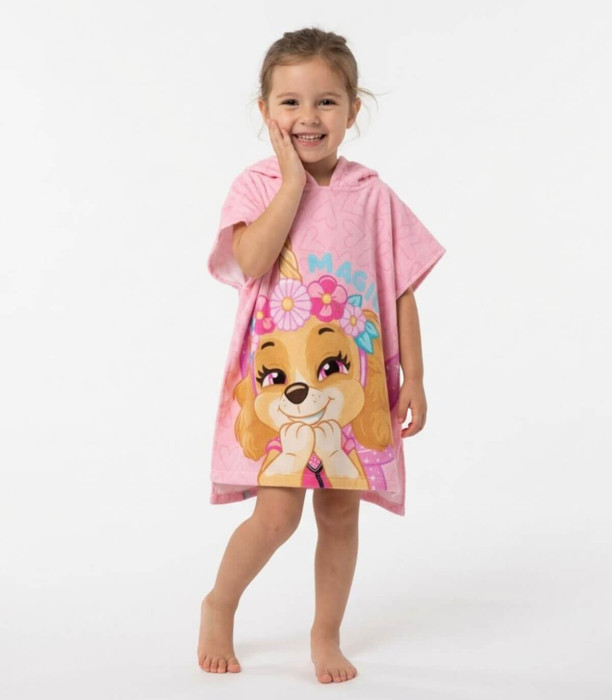 CHILDREN'S TOWEL PONCHO PAW PATROL SKY 55X54 CM Cerda
