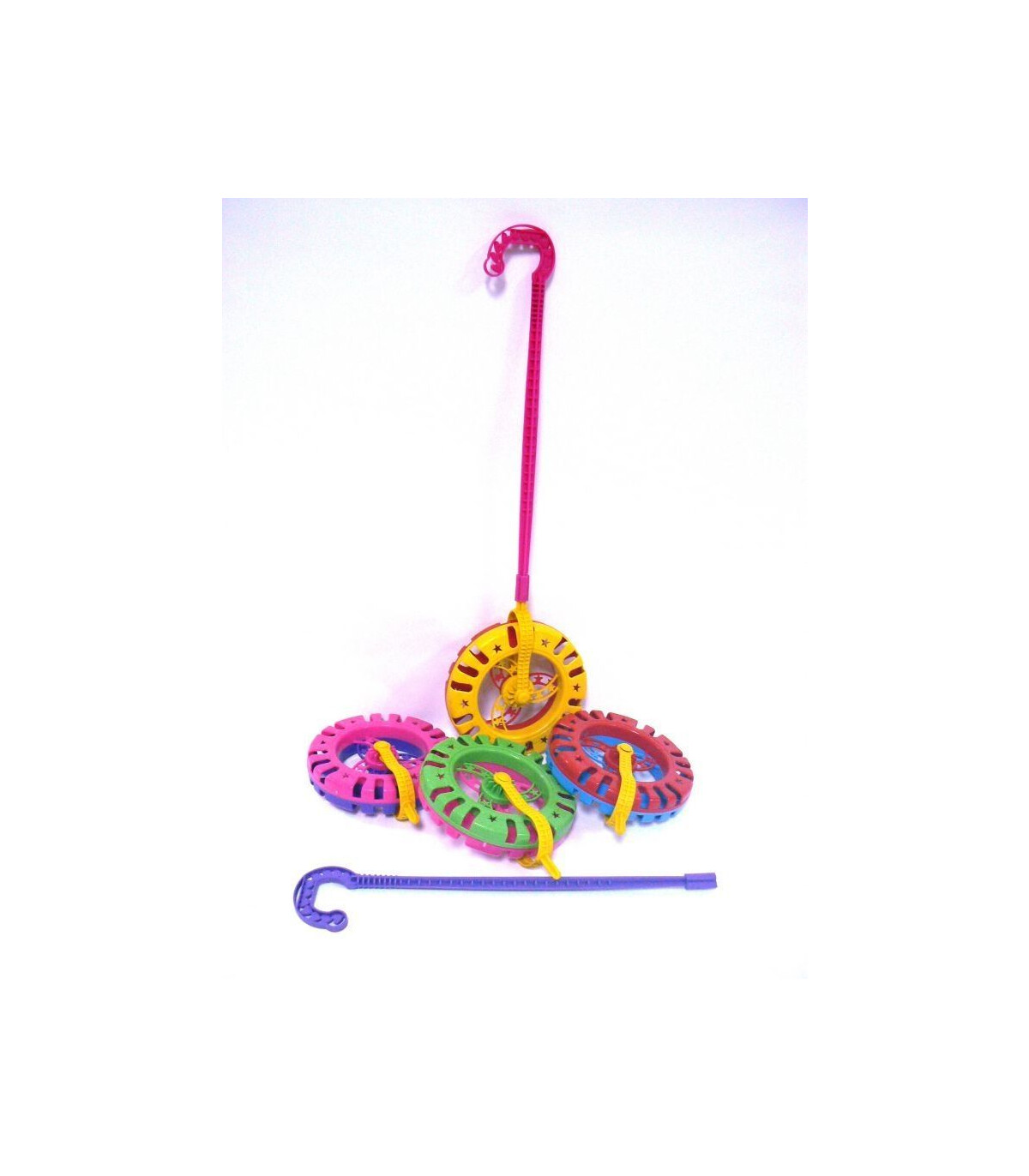 TOY ROLLER WHEEL SMALL CIMBARI - RODS, ROPES AND HOOPS