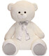 PLUSH JUMPY BEAR WHITE 2 TYPES 120 CM - Big