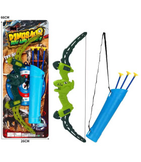 BOW WITH ARROWS DINOSAUR ON CARDBOARD Armtoys