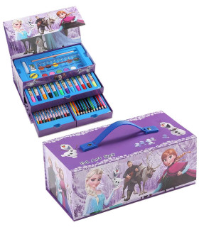 CHILDREN'S DRAWING SET IN THREE-TIER SUITCASE FROZEN Armtoys