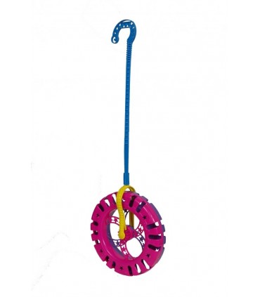 BABY BIG PUSHING WHEEL TOY - RODS, ROPES AND HOOPS