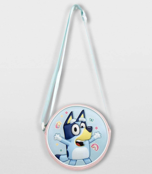 ROUND CHILDREN'S SHOULDER BAG BLUEY
