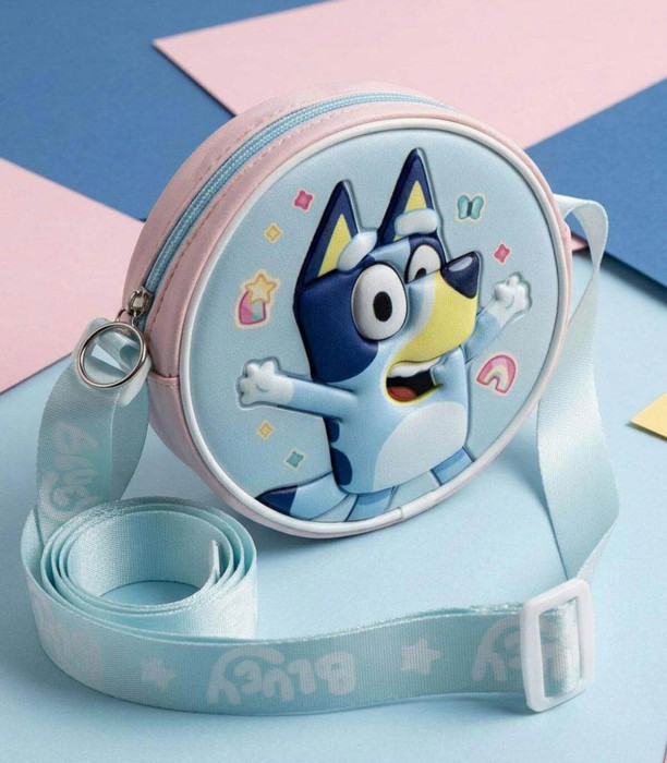 ROUND CHILDREN'S SHOULDER BAG BLUEY