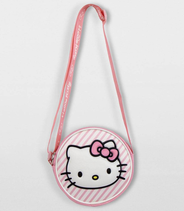 ROUND CHILDREN'S SHOULDER BAG HELLO KITTY