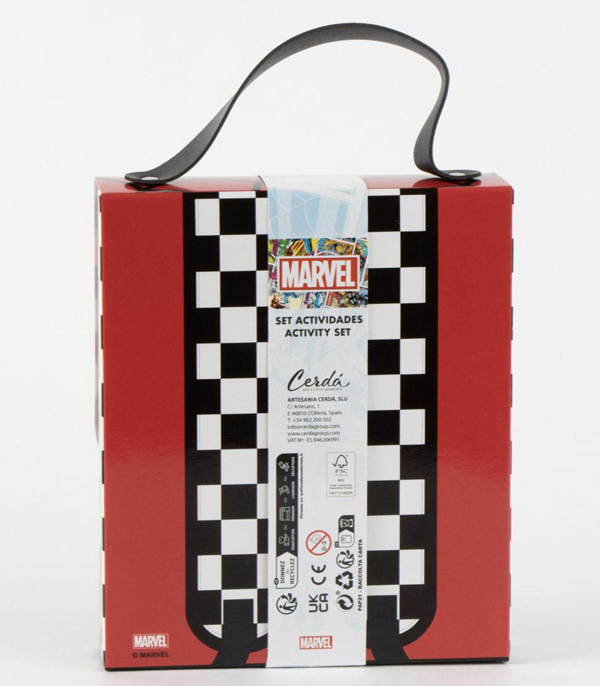 DRAWING SET IN A SPIDERMAN BAG