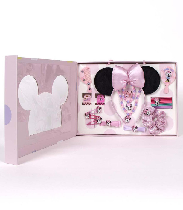 CHILDREN'S COSMETIC SET WITH TIARA MINNIE BOX