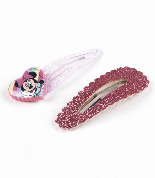 4 HAIR CLIPS ON CARD MINNIE