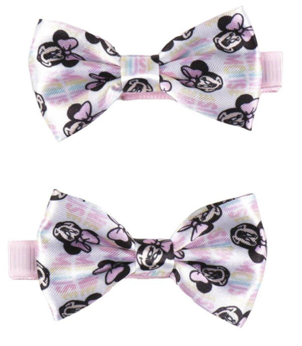 SCRUNCHIE WITH 2 BOW HAIR CLIPS MINNIE
