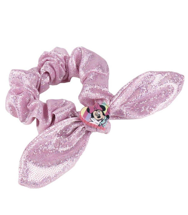 SCRUNCHIE WITH 2 BOW HAIR CLIPS MINNIE