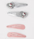 ELASTICS AND HAIR TIES 8 PCS ON CARDBOARD HELLO KITTY