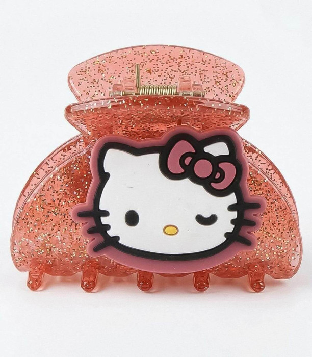 HAIR CLIPS 5 PCS ON CARD HELLO KITTY