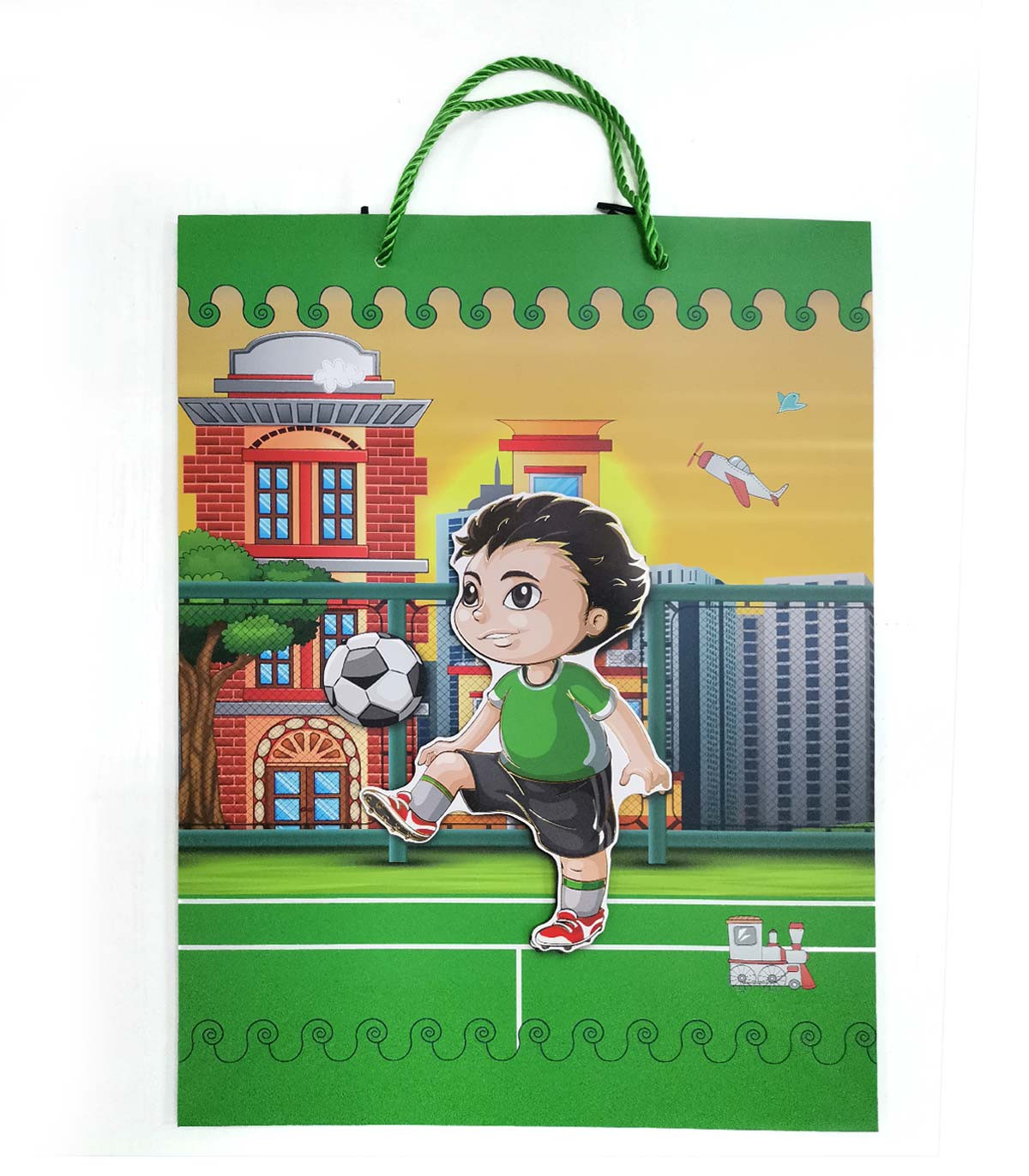 GIFT BAG 3D ATHLETES 40x30 CM 4 TYPES