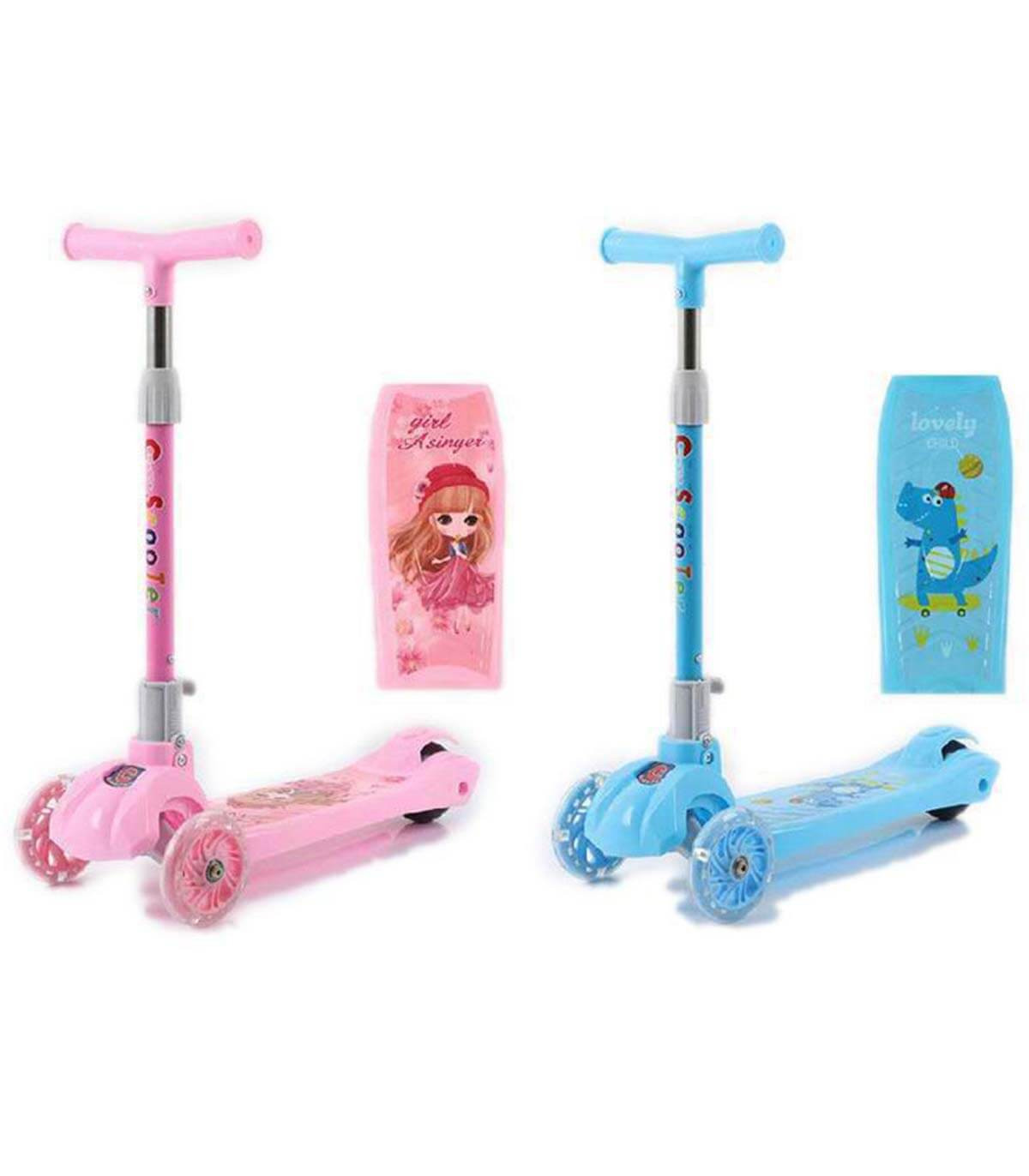 SCOOTER, GLOWING TIRES 2 COLORS