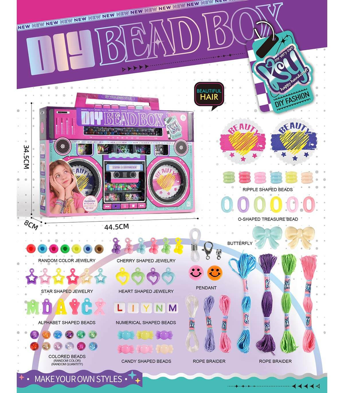 BRACELET BEAD CASSETTE PLAYER